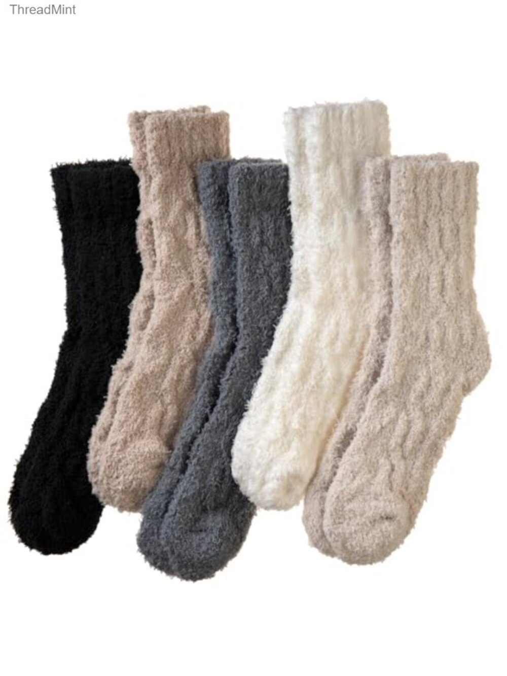 Fuzzy Plush Cozy Comfy Warm Cabin Sleep Socks